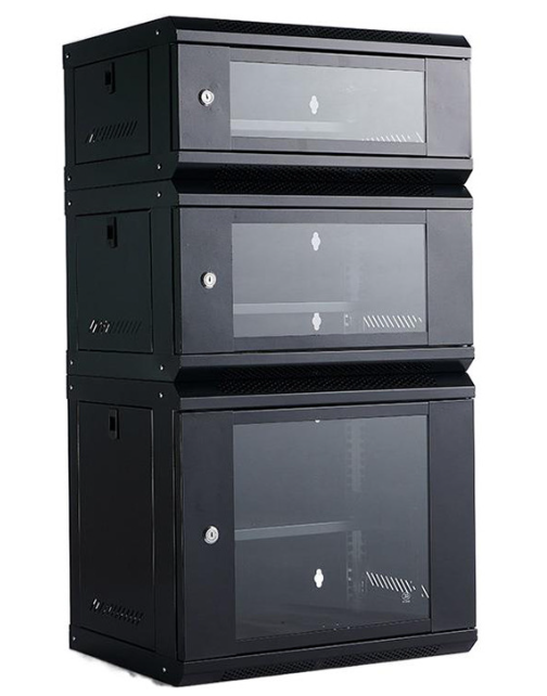 壁挂机柜 6U网络机柜可拆式小型加厚壁挂式墙柜 服务器墙柜