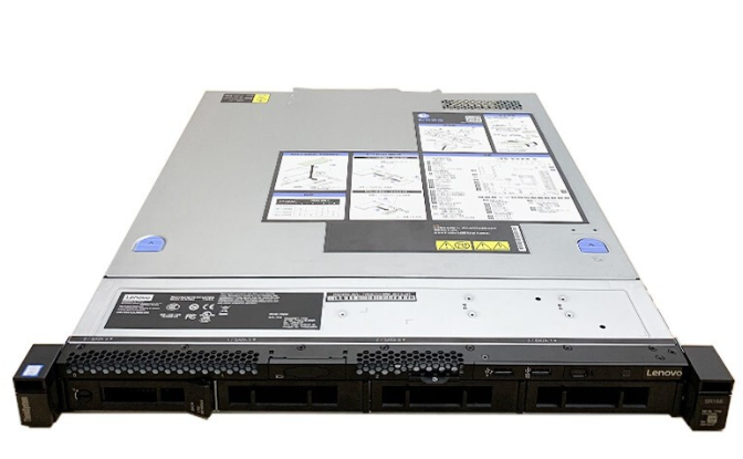 服务器SR258 E-2224 16G 桌面级1U机架式服务器主机